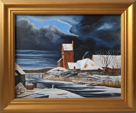 Winterlandschap naar van Ruysdael